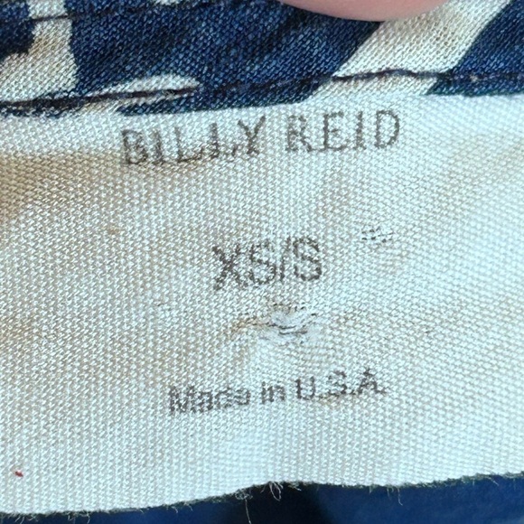 BILLY REID Mens Tribal Print Oversized Poncho Shirt S Resort Wear - Picture 11 of 13